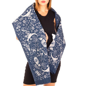 JANE CARR WHITE SCARF | WOMENS SIZE 180X31